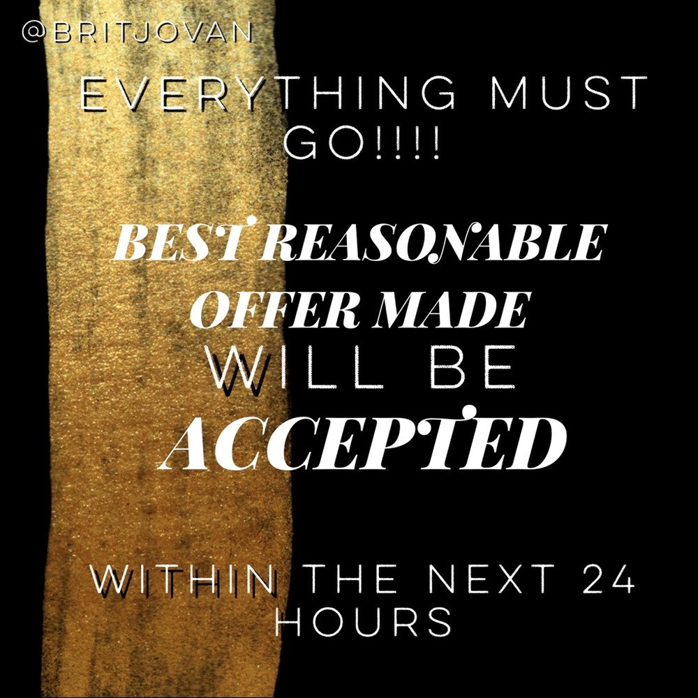 BEST REASONABLE OFFER